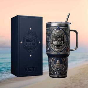 The Night Agent “Intelligence Agency” Classified Operations 40oz Matte Tumbler