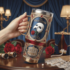 The Phantom of the Opera Masquerade 3D Luxury Collector Tumbler