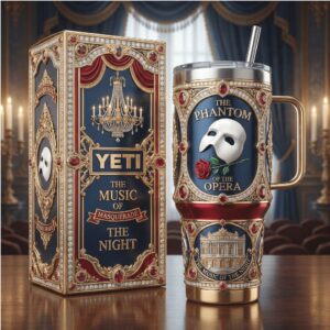 The Phantom of the Opera Masquerade 3D Luxury Collector Tumbler