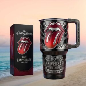 The Rolling Stones 65th Anniversary 1962 2027 “It's Only Rock 'N' Roll” 3D Relief Tumbler