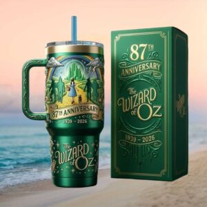 The Wizard of Oz 87th Anniversary Emerald City 40oz Tumbler with Gift Box