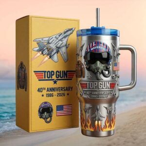 Top Gun 40th Anniversary Limited Edition Maverick Tumbler with Collector Box (1986 2026)