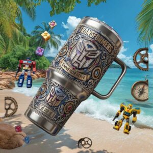 Transformers Autobots Commemorative 3D Metallic Custom Tumbler