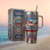 Tropical Stitch Hibiscus Flowers and Blue Drip Tumbler Wrap Design Tropical Stitch Hibiscus Flowers and Blue Drip Tumbler Wrap Design