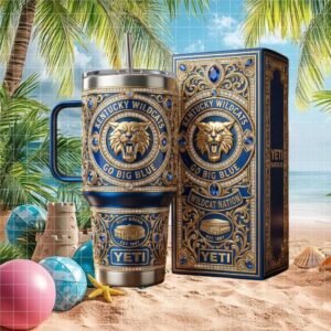 UK Wildcats Jeweled Blue & Gold Collector's Tumbler