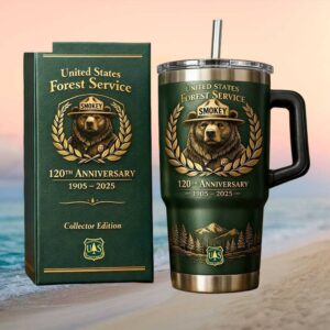 US Forest Service Smokey Bear 120th Anniversary Collector Edition Tumbler