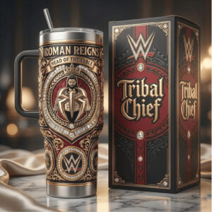 WWE Roman Reigns “Tribal Chief” Head of the Table 40oz Tumbler