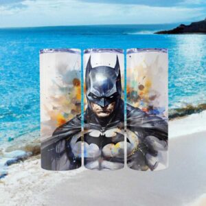 Watercolor Batman Superhero Dark Knight Art Sublimation Graphic