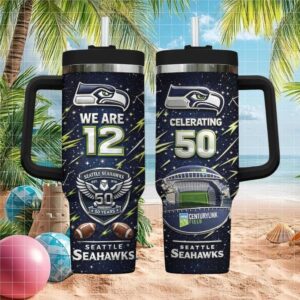 We Are 12 Seattle Seahawks 50th Anniversary Commemorative Fan Apparel