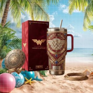 Wonder Woman Truth Strength Compassion Jeweled Collector Yeti