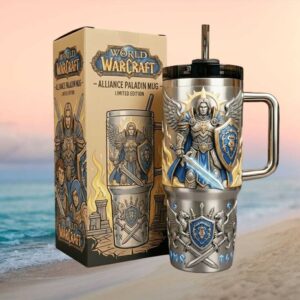 World of Warcraft Alliance Paladin Limited Edition 40oz Stainless Steel Tumbler
