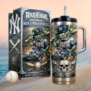 Rat Fink x New York Yankees Limited Edition Hot Rod Style Collector Tumbler