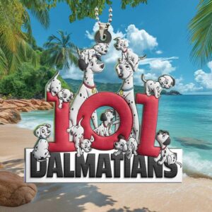 101 Dalmatians Pongo and Perdita Family Car Hanging Ornament 101 Dalmatians Pongo and Perdita Family Car Hanging Ornament