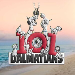 101 Dalmatians Pongo and Perdita Family Car Hanging Ornament
