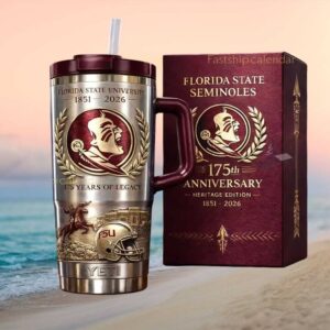 Florida State University Seminoles 175 Years of Legacy Heritage Edition 40oz Travel Tumbler