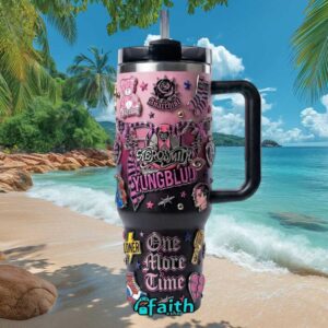 Aerosmith & Yungblud “One More Time” Punk Rock Aesthetic Collage Tumbler