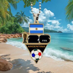 Argentina National Team FIFA 26 Soccer Ball Car Hanging Ornament Argentina National Team FIFA 26 Soccer Ball Car Hanging Ornament