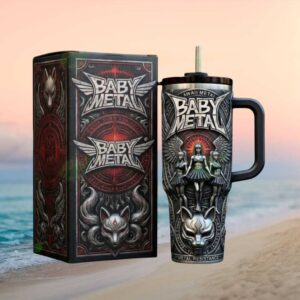 Baby Metal Resistance Fox God Kawaii Metal 3D Sculpted Gothic Custom Tumbler