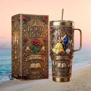 Beauty and the Beast 35th Anniversary Tale as Old as Time Tumbler