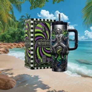 Beetlejuice “The Ghost with the Most” 3D Textured Horror Movie Tumbler Beetlejuice “The Ghost with the Most” 3D Textured Horror Movie Tumbler