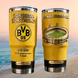 Borussia Dortmund BVB 117th Anniversary Tribute Leather Wrapped Tumbler