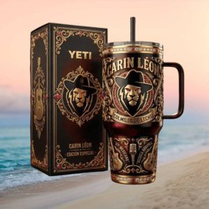 Carin León Colmillo De Leche Special Edition 40oz Tumbler with Gift Box
