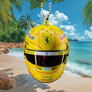 Charles Leclerc Ferrari F1 Giallo Modena Special Edition Helmet Ornament Charles Leclerc Ferrari F1 Giallo Modena Special Edition Helmet Ornament