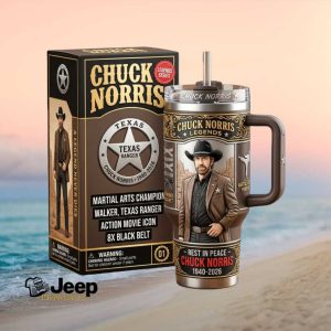 Chuck Norris Legends Series Texas Ranger Commemorative 40oz Tumbler