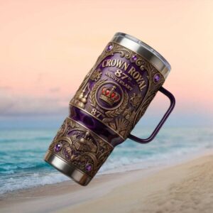Crown Royal 87th Anniversary Limited Edition 40oz Tumbler with Handle