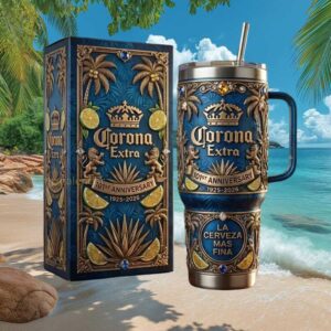 Crown Royal 87th Anniversary Purple & Gold Royal Heritage 40oz Tumbler with Box