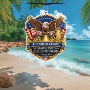 Custom Family Hanging Ornament Celebrating 250 Years of United States 1776 2026 Custom Family Hanging Ornament Celebrating 250 Years of United States 1776 2026