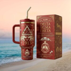 Delta Sigma Theta DST 1913 Crimson & Gold Elephant Sorority Tumbler Delta Sigma Theta DST 1913 Crimson & Gold Elephant Sorority Tumbler