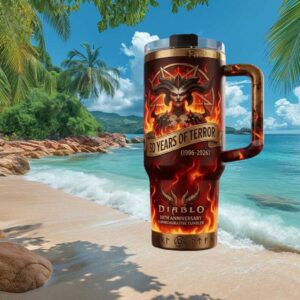 Diablo 30 Years of Terror 1996 2026 Anniversary Commemorative Tumbler