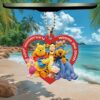 Patchwork Winnie the Pooh “100 Years of Love” Car Ornament Patchwork Winnie the Pooh “100 Years of Love” Car Ornament