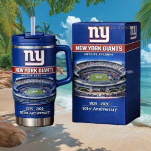 New York Giants 101st Anniversary 1925 2026 MetLife Stadium 40oz Tumbler