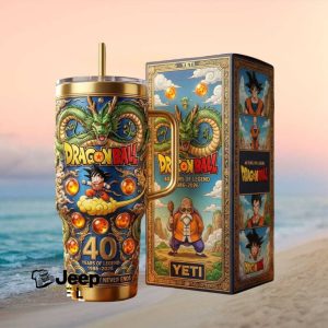 Dragon Ball Z 40 Years of Legend 1986 2026 Shenron 40oz Tumbler