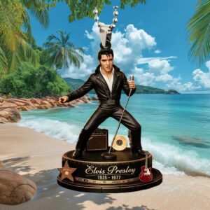 Elvis Presley 1968 Comeback Special Rock and Roll Stage Ornament Elvis Presley 1968 Comeback Special Rock and Roll Stage Ornament