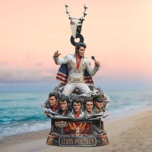Elvis Presley Las Vegas Performance Tribute Hanging Car Ornament