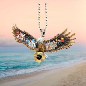 Elvis Presley Legend Tribute Eagle Spread Wings Music Ornament