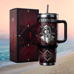 Eminem The Marshall Mathers LP Slim Shady Tribute 40oz Metal Tumbler