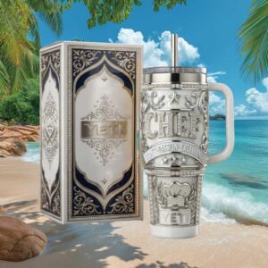 Executive Chef Craft Passion Excellence Silver 40oz Tumbler with Box Executive Chef Craft Passion Excellence Silver 40oz Tumbler with Box