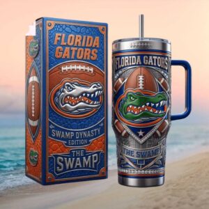 Florida Gators “The Swamp” 3D Sculpted Stadium Edition 40oz Tumbler