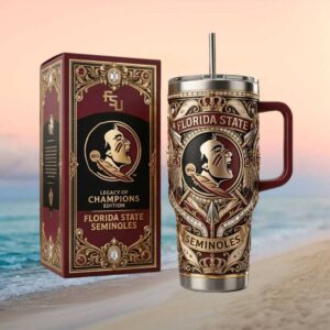 Florida State Seminoles Legacy of Champions Edition 40oz Tumbler with Handle