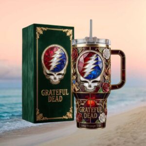 Grateful Dead “Long Strange Trip” Steal Your Face 40oz Tumbler