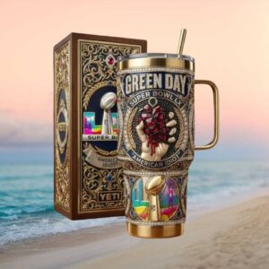 Green Day American Idiot Super Bowl LX Special Edition 3D Tumbler