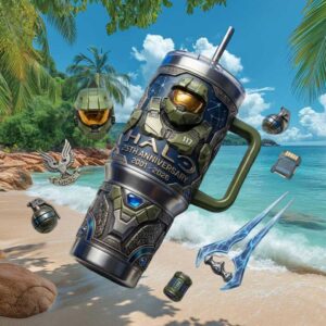 Halo 25th Anniversary 2001 2026 Master Chief 117 Limited Edition 40oz Tumbler