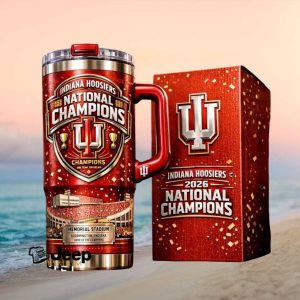 Indiana Hoosiers 2026 National Champions Memorial Stadium Bloomington Home of Champions Tumbler