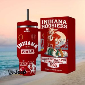 Indiana Hoosiers Football 2026 National Champions College Football Playoff Commemorative Tumbler