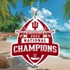 IU Indiana Hoosiers 2025 National Champions Logo Shield Car Hanging Ornament IU Indiana Hoosiers 2025 National Champions Logo Shield Car Hanging Ornament