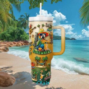 “It’s 5 O'Clock Somewhere” Tropical Parrot & Margaritaville Beach Tumbler
